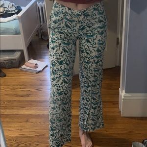 Long , Flowy, bird designed pants